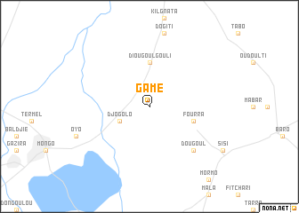 map of Gamé