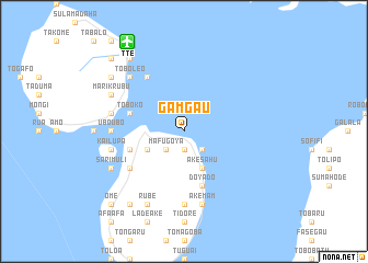 map of Gamgau