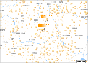 map of Gamiār