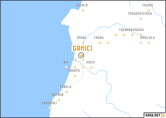 map of Gam-ici