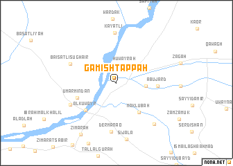 map of Gamish Tappah