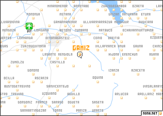 map of Gámiz