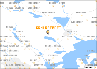 map of Gamlaberget