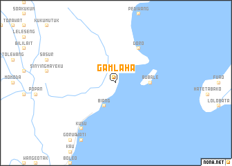 map of Gamlaha