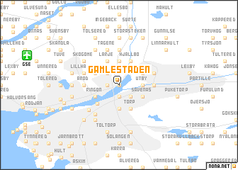 map of Gamlestaden