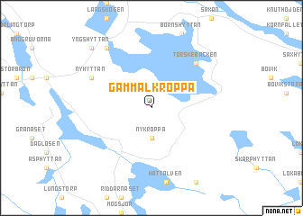 map of Gammalkroppa