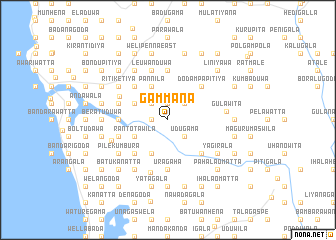 map of Gammana