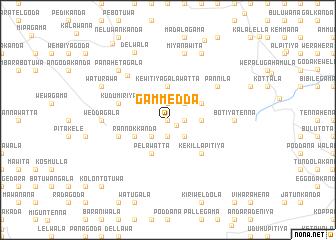 map of Gammedda