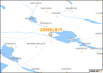 map of Gammelbyn