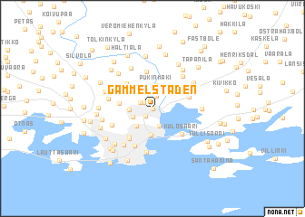 map of Gammelstaden