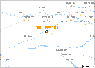 map of Gammersgill