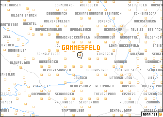 map of Gammesfeld