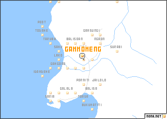 map of Gammomeng