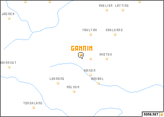 map of Gamnim