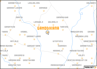 map of Ga-Modikana