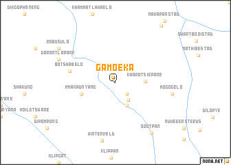 map of Ga-Moeka