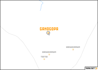 map of Ga-Mogopa