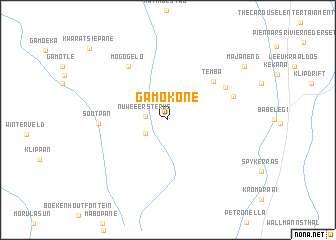 map of Ga-Mokone