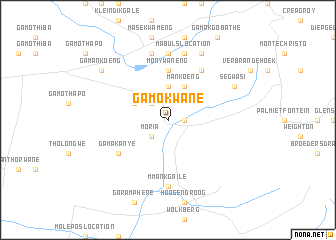map of Ga-Mokwane