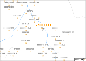 map of Ga-Moleele