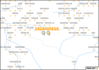 map of Gamonedo
