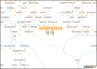 map of Gamonedo