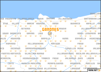 map of Gamones