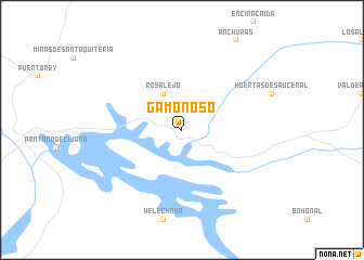 map of Gamonoso