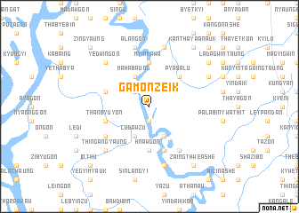 map of Gamonzeik