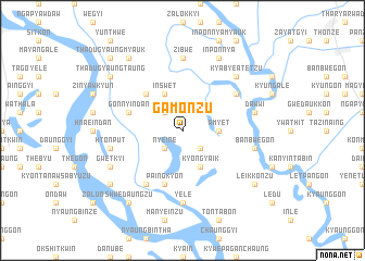 map of Gamonzu