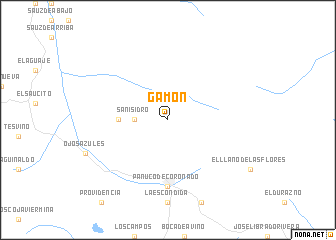 map of Gamón