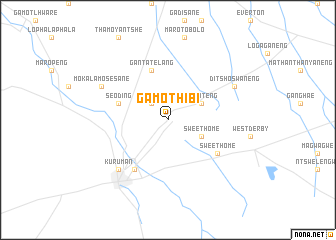 map of Ga-Mothibi