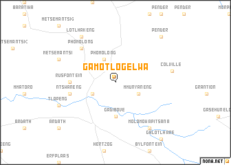 map of Ga-Motlogelwa