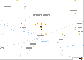 map of Ga-Motsage