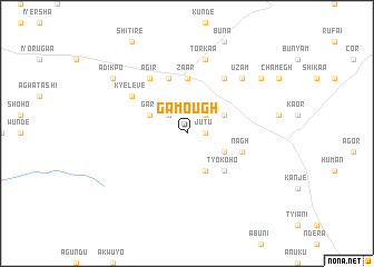 map of Gamough