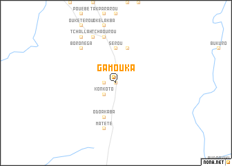 map of Ga Mouka