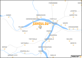map of Gamoulou