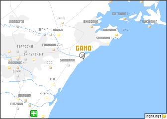 map of Gamō