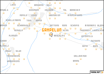 map of Gampelün