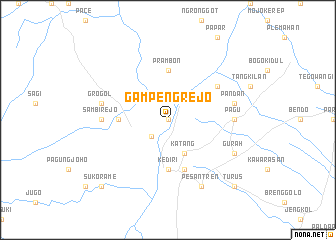 map of Gampengrejo