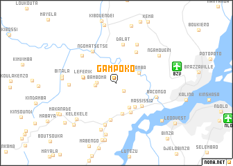 map of Gampoko