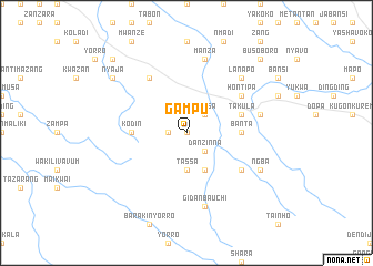 map of Gampu