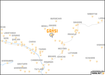 map of Gamsi