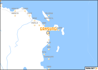 map of Gamsungi