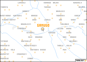 map of Gamudo