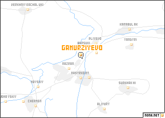 map of Gamurziyevo