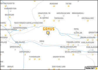 map of Gāmūs