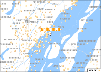 map of Gāmuwāla