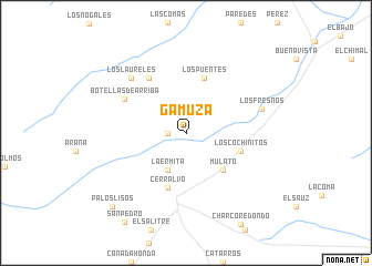 map of Gamuza