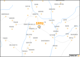 map of Gamu